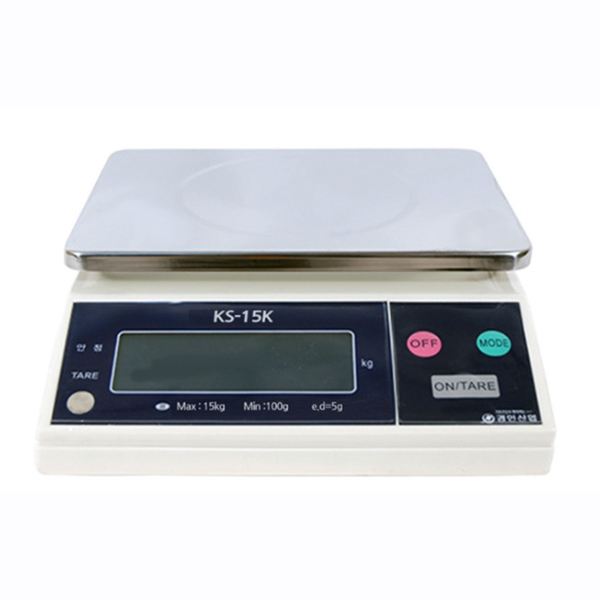 경인 전자 저울 계량기 시장 마트 업소용 저울 15kg : 주주샵