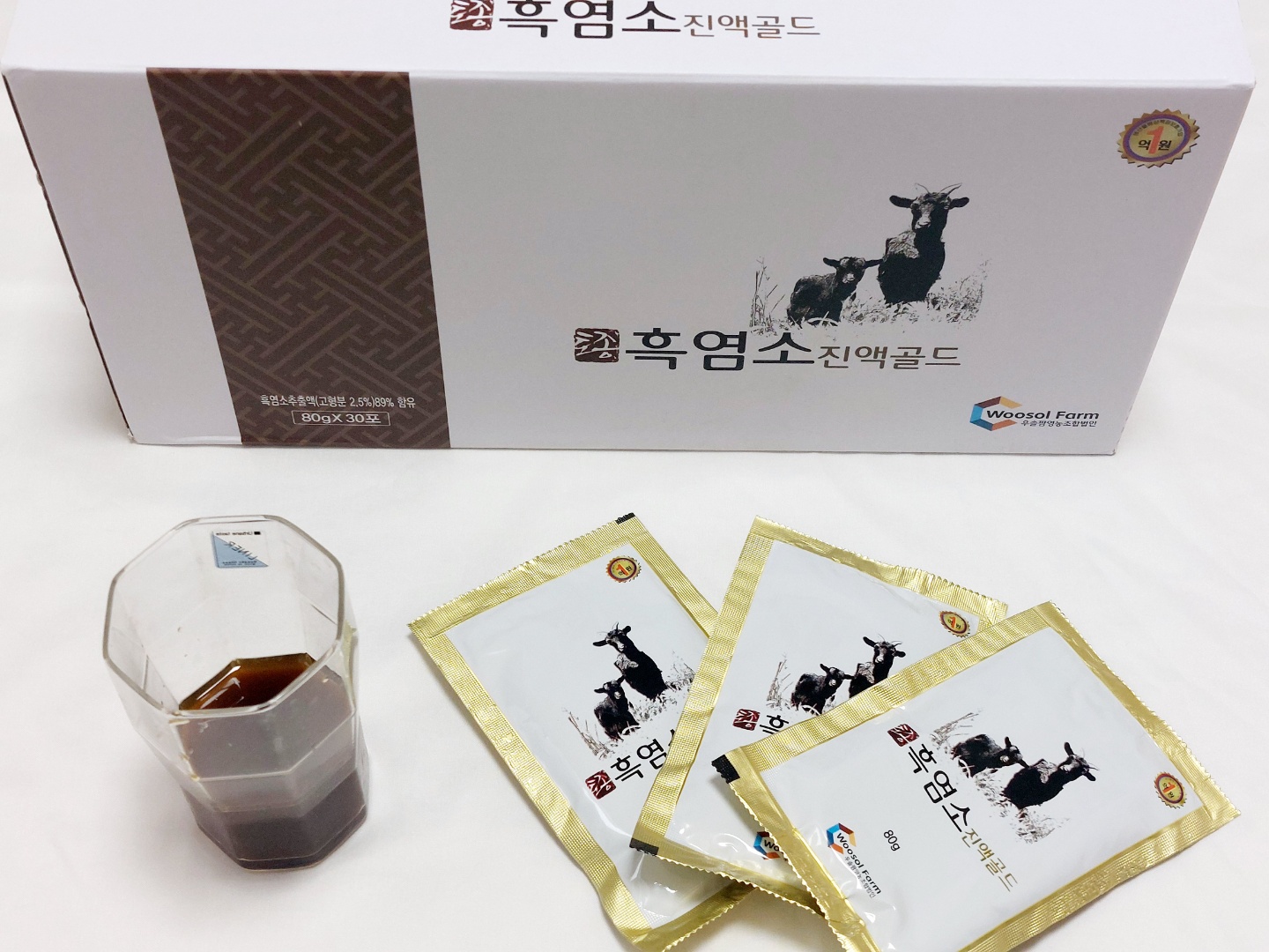 흑염소 효능 약초나라 국내산 토종 흑염소진액 흑염소즙 1박스 ( 80ml x 60포 ) : 약초나라