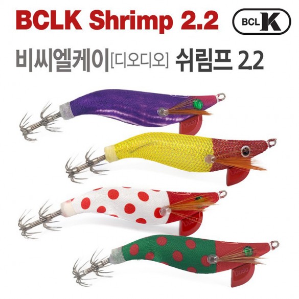 디오디오 22년형 BCLK 쉬림프 2.2호 한치 이카메탈 갑오징어 에기 : 메가피싱