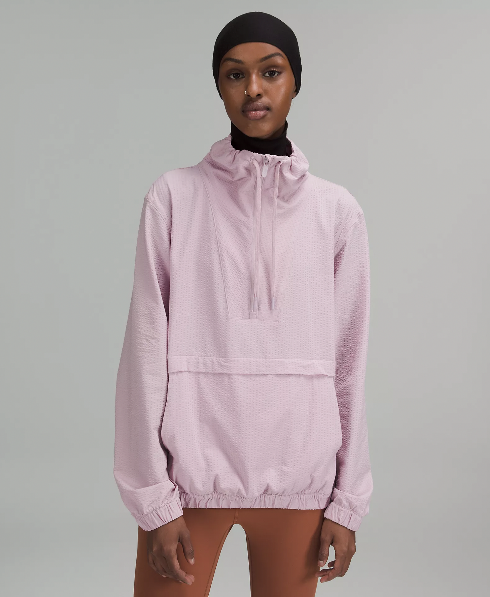 (룰루아울렛)룰루레몬 팩 라이트 풀오버 캥거루포켓 반지퍼 Lululemon Pack Light Pullover Packable : 캘거리아마켓