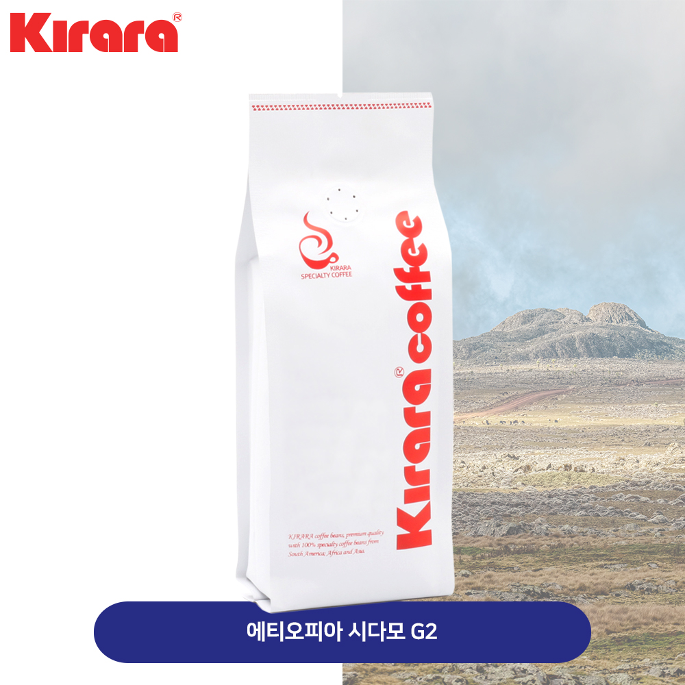 키라라 갓볶은커피 에티오피아 시다모 G2 200g / 원두 커피 핸드드립 드리퍼 커피머신 : 커피올데이