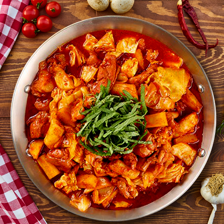 춘천 국물닭갈비 1kg(2세트구매시 모짜렐라치즈+당면증정) : 와와푸드