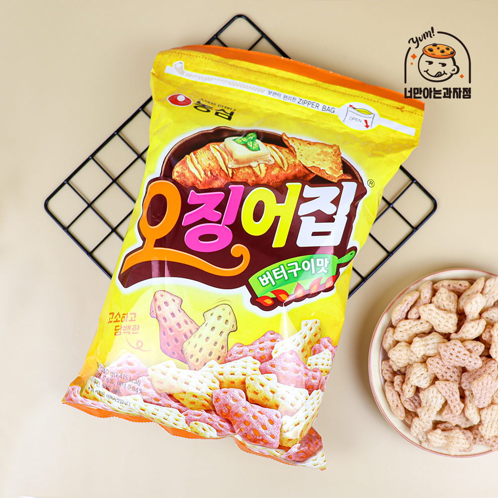 농심 오징어집 260g / 대용량 스낵 간식 : 너만아는과자점
