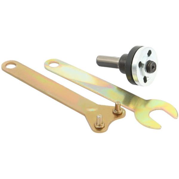 전동 렌치 4pcs 96g 새로운 교체 금속 앵글 그라인더 렌치 플랜지 너트 스패너 손 도구 Multitools 다이아몬드 바퀴에 널리 사용... 