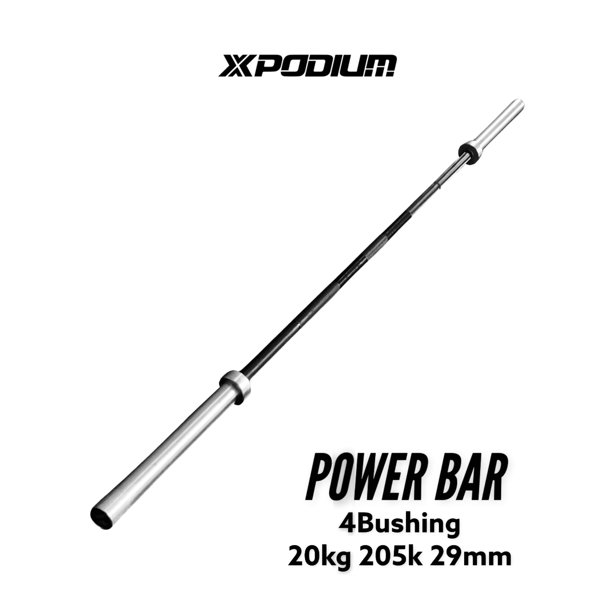 엑스포디움 파워리프팅 파워바 바벨(4Bushing) 홈짐 포디움 바벨 : XPODIUM 엑스포디움