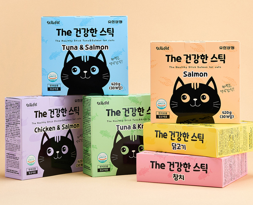윌로펫 The 건강한 스틱 고양이 유산균 츄르 420g 30개입 : 펫남매