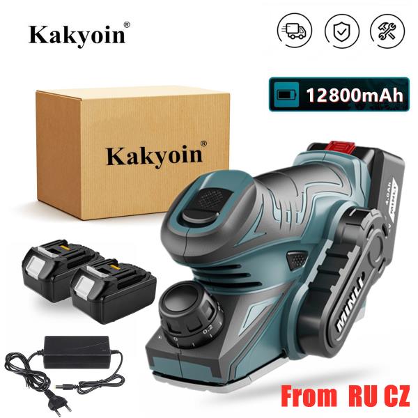 목재 목공 트리머 브러시리스 13000rpm 미니 전기 플레너 무선 라우터 트리머 목재 밀링 조각 12V 마키 타 배터리 용 슬롯 : 두발로공구샵1