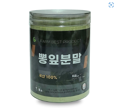 정든팜 뽕잎 가루 분말 천연 건강 분말가루 뽕잎가루 : 산책길 스토어