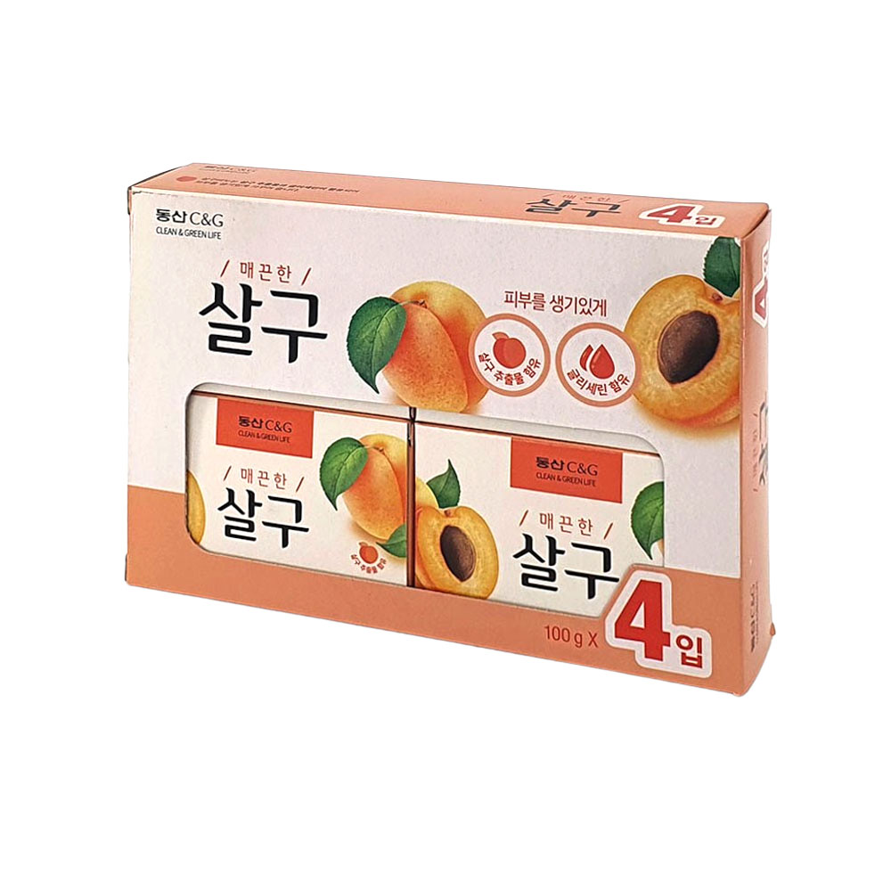 동산씨앤지 살구비누(4개) 크리오 미용 세수 : 굿데이플러스몰