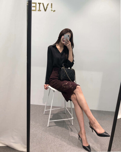 [후기500건] 제이뷰 로엔 레이스스커트 : 제이뷰.