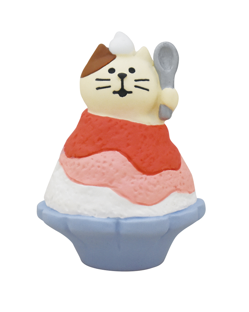 데꼴 귀신 찻집시리즈 딸기맛 고양이 빙수 (ZCB-79191) : 와이더샵