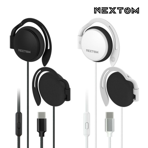 귀안아픈 학생 인강용 이어폰 FOR LG 넥스톰 C타입 3.5mm 귀걸이 이어폰 3종 : 홀리사운드