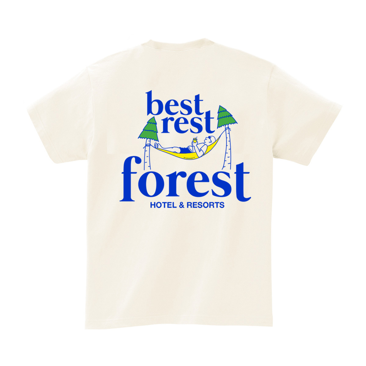 Better Weekend Best Rest Forest T-shirt Ivory / 베러위켄드 베스트레스트포레스트 티셔츠 아이보리 : 베러위켄드 스토어
