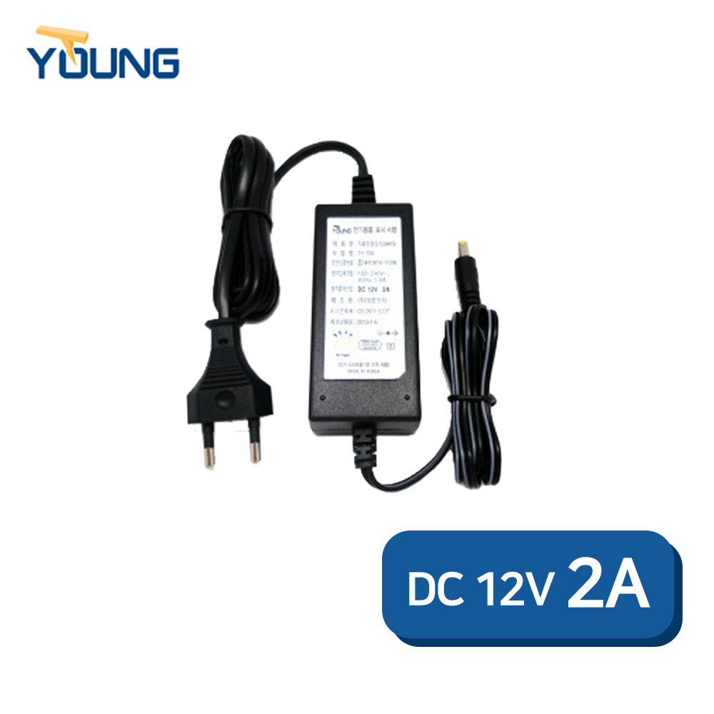 국산 DC12V2A 어댑터 CCTV카메라용 아답터 : cctvallshop