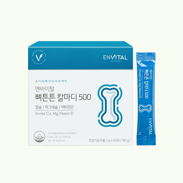 엔바이탈 뼈튼튼 칼마디500 3g X 60포 : 엔바이탈