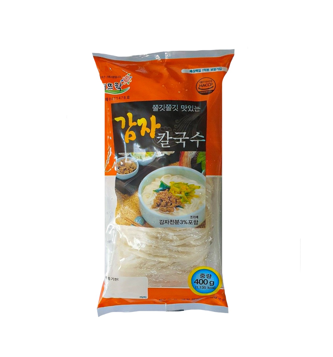 [해뜨락]감자칼국수 400g 칼국수용 [오성푸드몰] : 오성푸드몰