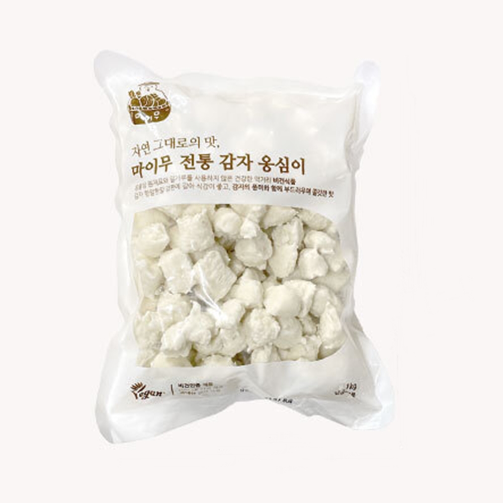 강원도 감자 옹심이 1kg 비건 옹심이 맛탕 튀김 수제비 생감자 전통감자 옹시미 : 한스네