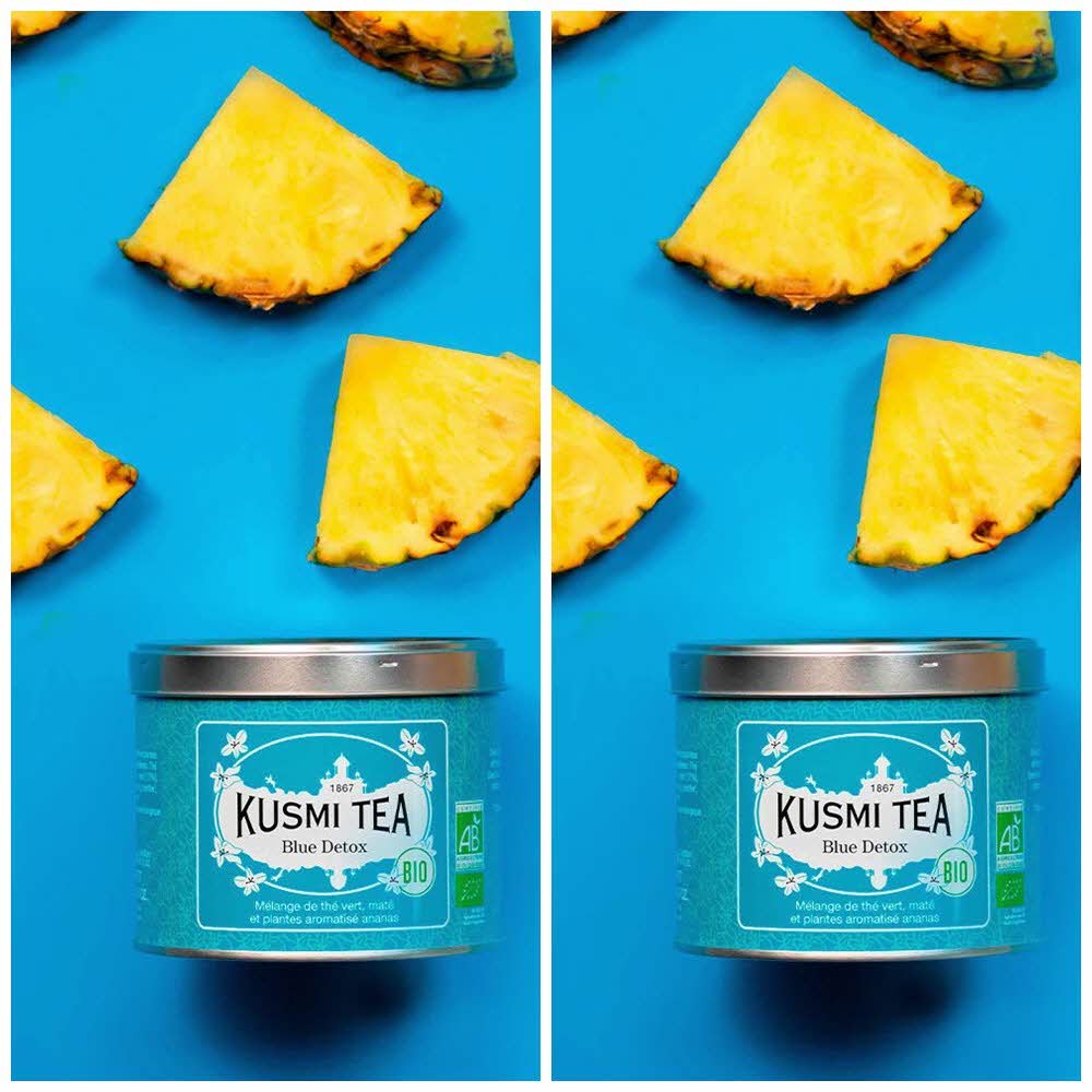 쿠스미티 블루 디.톡스 그린티 100g 2팩 KUSMI TEA : 다옴DAOM