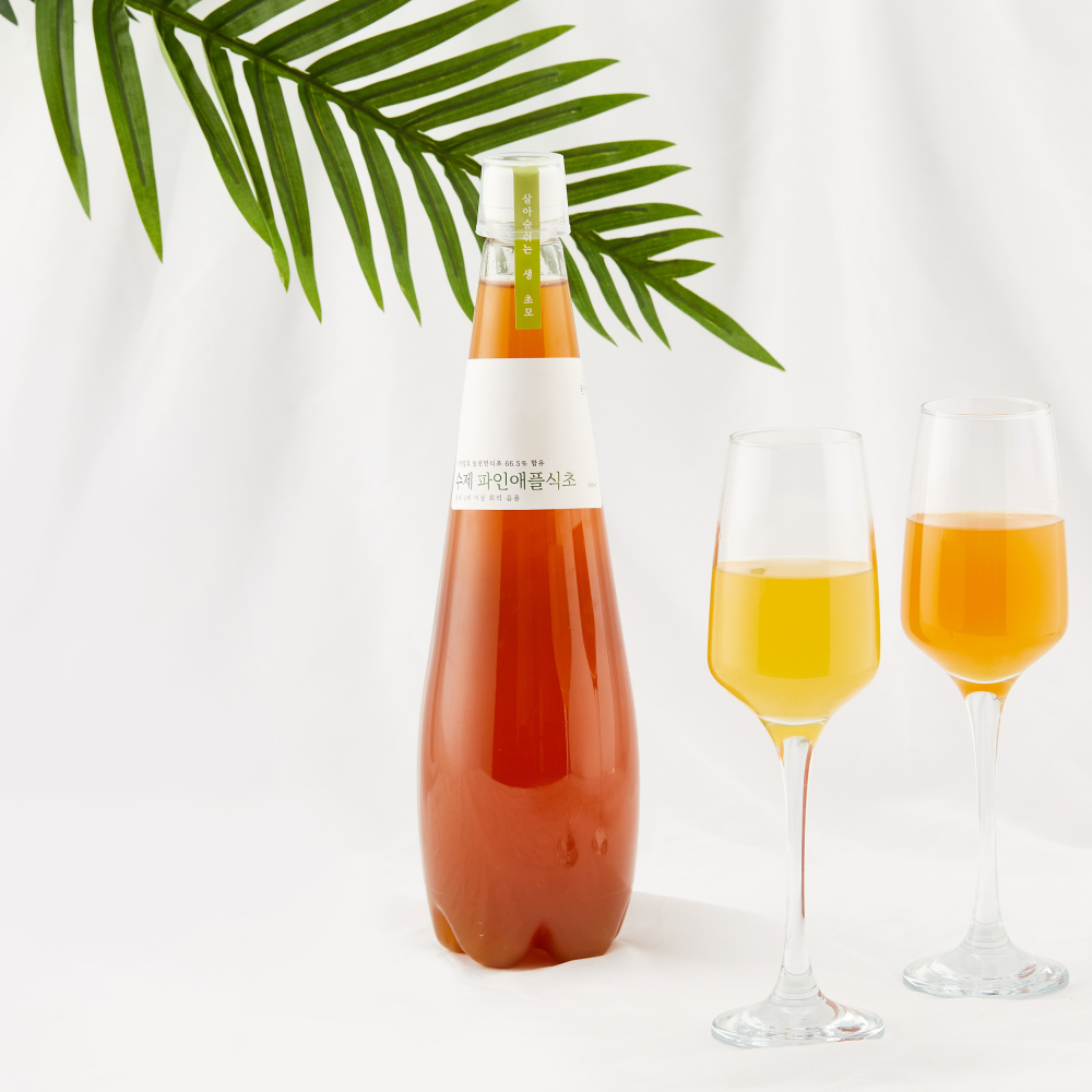 수제파인애플식초 520ml 985ml 천연발효식초 100% 숨가득 : 숨가득