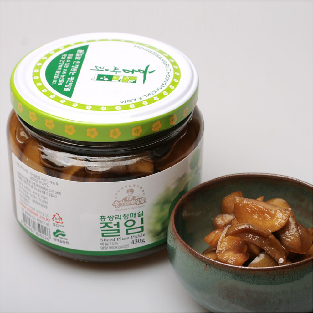 (식품명인) 홍쌍리 청매실 고추장장아찌 430g 매화마을 반찬 : 바인하우스