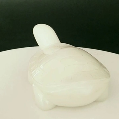 거북이 장식품 순수 수제 한백옥돌조각 천연옥돌거북 귀요미 장수소품 어항조경 풍수진택 : 상큼러브
