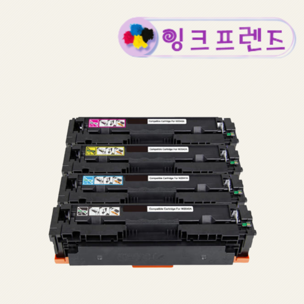 HP W2040A 4색칼라 재생토너 MFP M479FDW 프린터 : 잉크 프렌즈