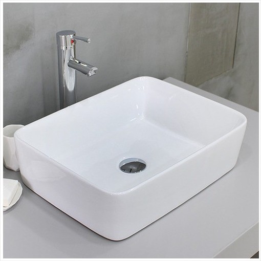 YJ-9103 도기볼/탑볼세면기 : 벽 매립수전 몰