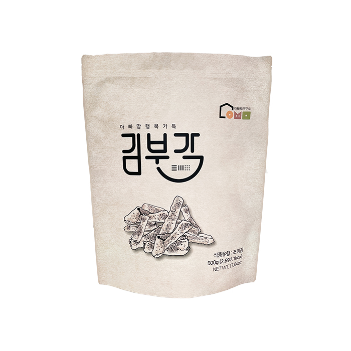 아빠맘연구소 아빠맘행복가득 김부각 500g 1봉 : 애드업