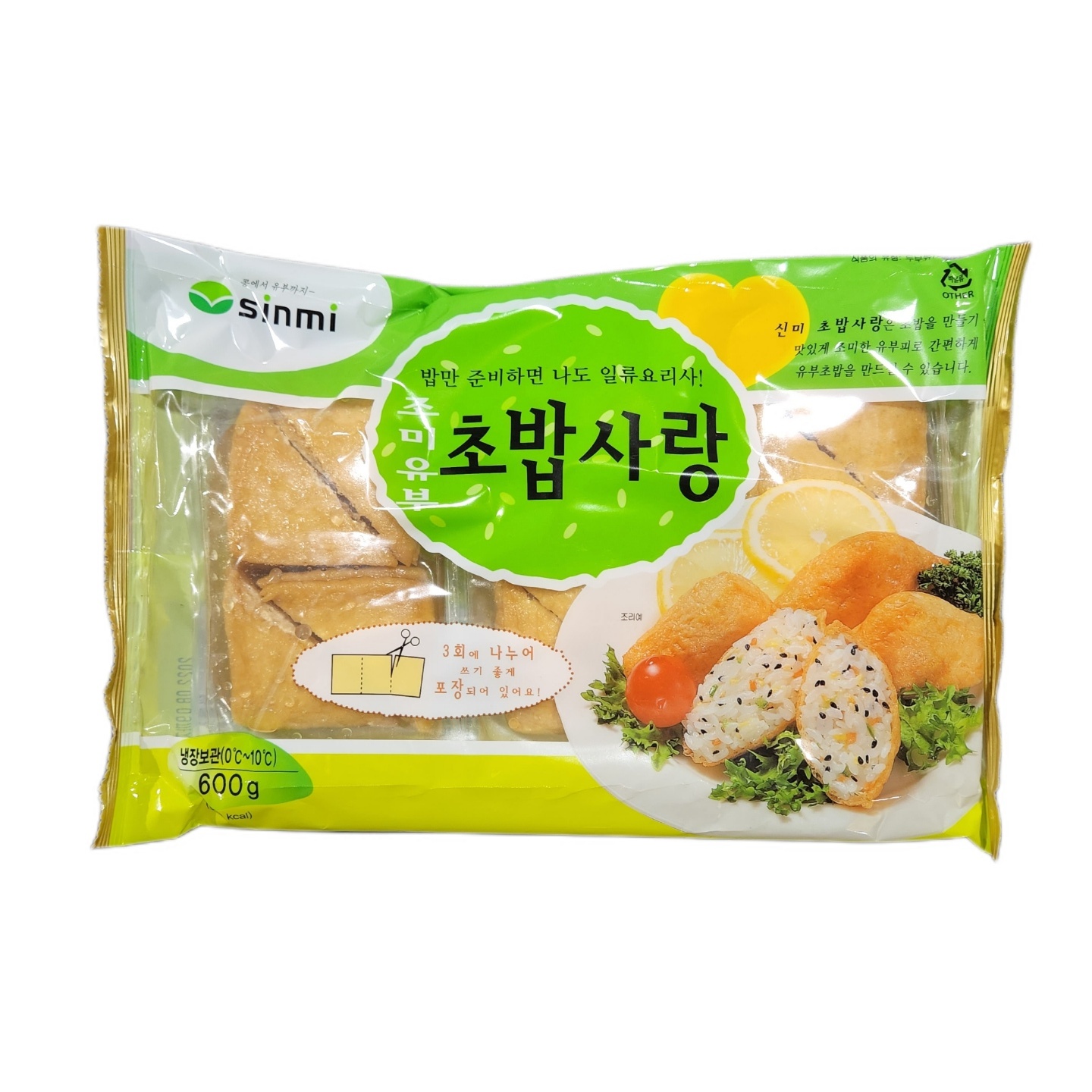 신미 조미유부 초밥사랑 600g / 냉장 유부초밥 재료 유부피 삼각 : 어썸 키친