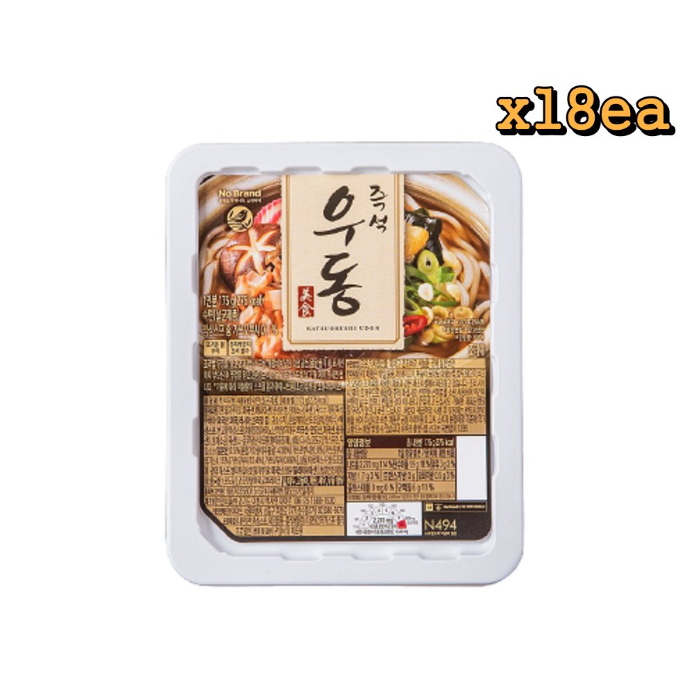 노브랜드 즉석우동 175g 18개입(1박스) : DAEWONAR