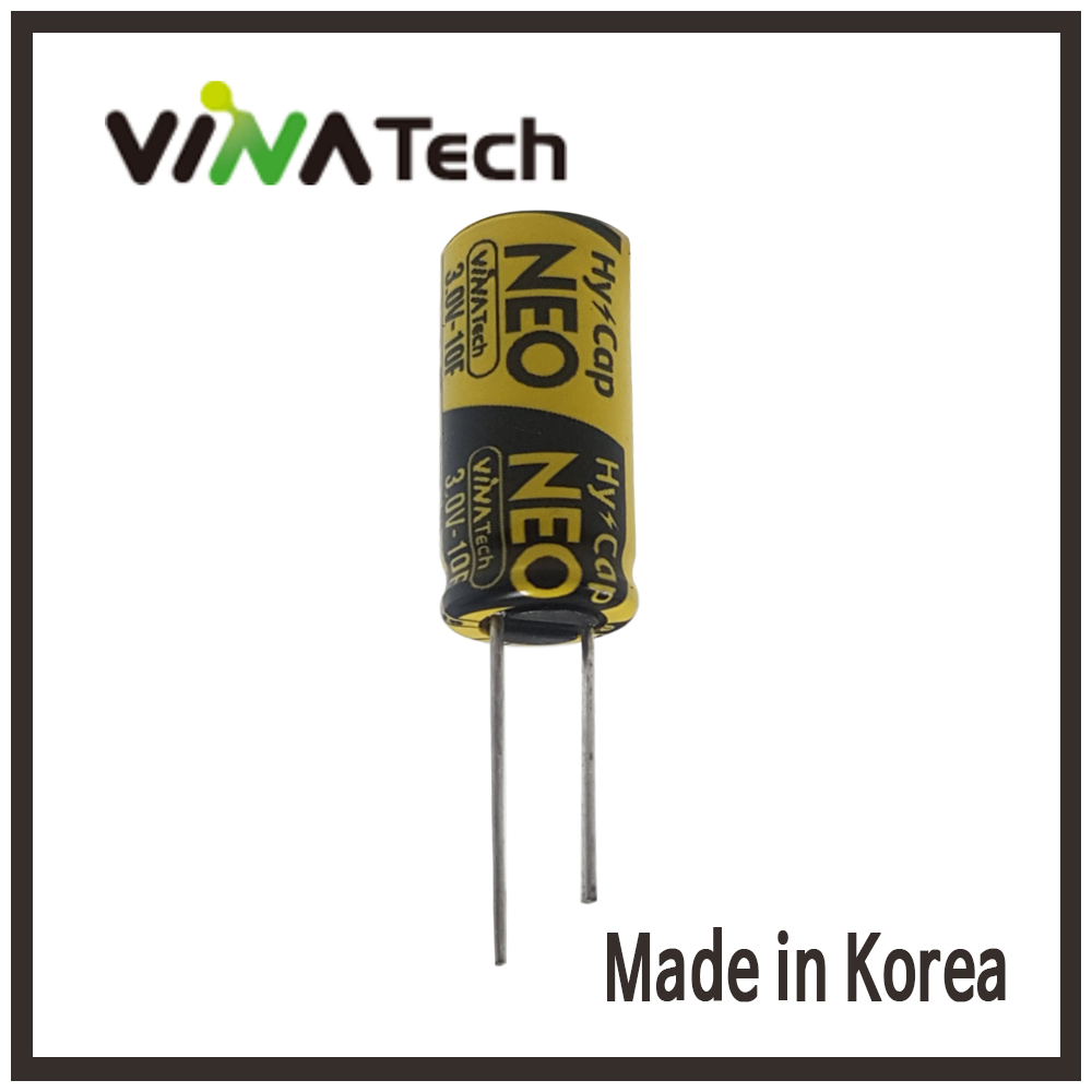비나텍 3.0V-10F 슈퍼콘덴서 HY-CAP VINA TEC 울트라 : 비앤비산업