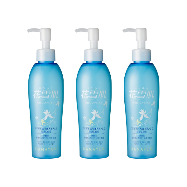 하나유키하다 각질 클리어 젤 PLUS 200ml x 3개세트 : 아이우에오몰