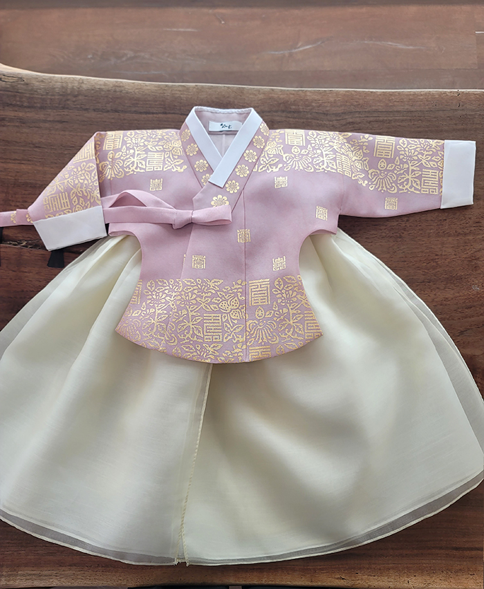 (한복대여)c-20 여아 돌잔치한복대여 : 첫날한복