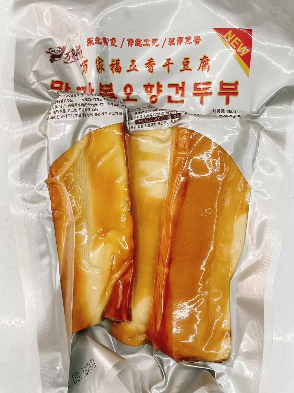 자매 중국식품 만가복 오향건두부 포두부 260g : 자매중국식품