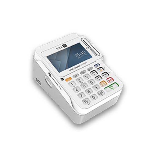 애플페이 NFC 카드단말기 영수증 자동컷팅 유선 카드단말기 NC-8000 : 나이스체크