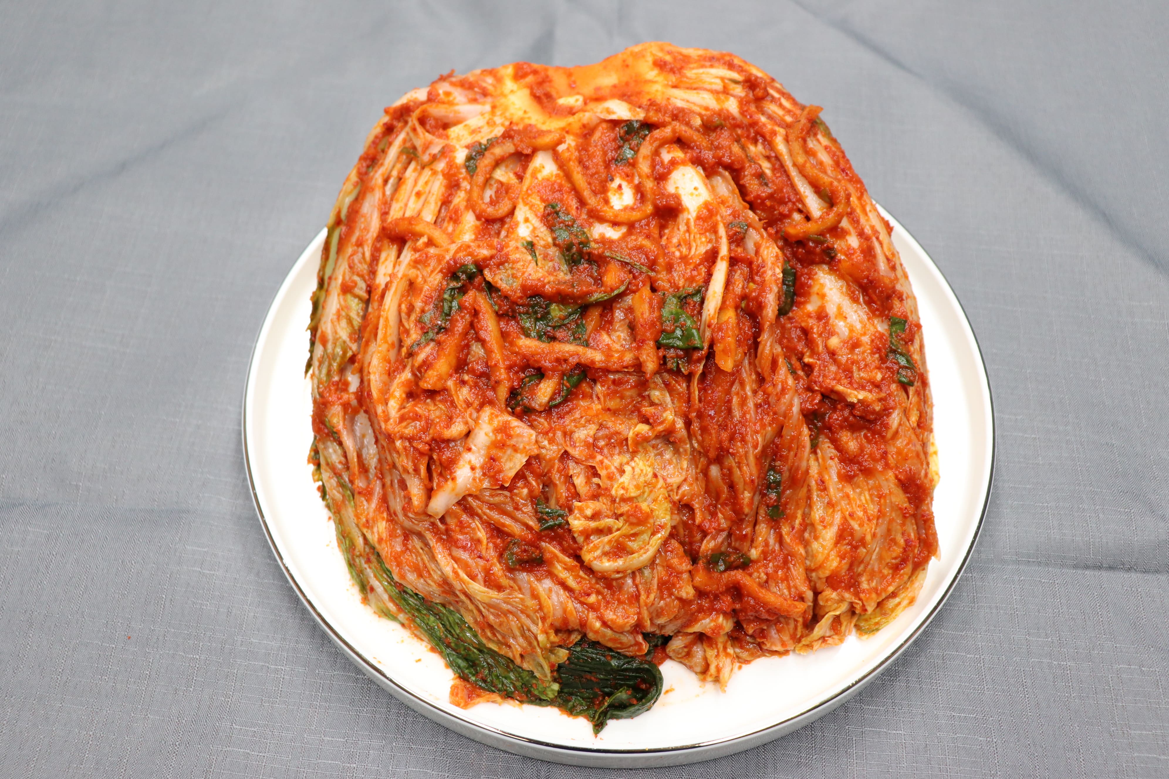 김춘자명인 국산100% 김장김치 2kg 갓담은 전라도 포기 배추 김치 : 강원도할매 김춘자명인김치