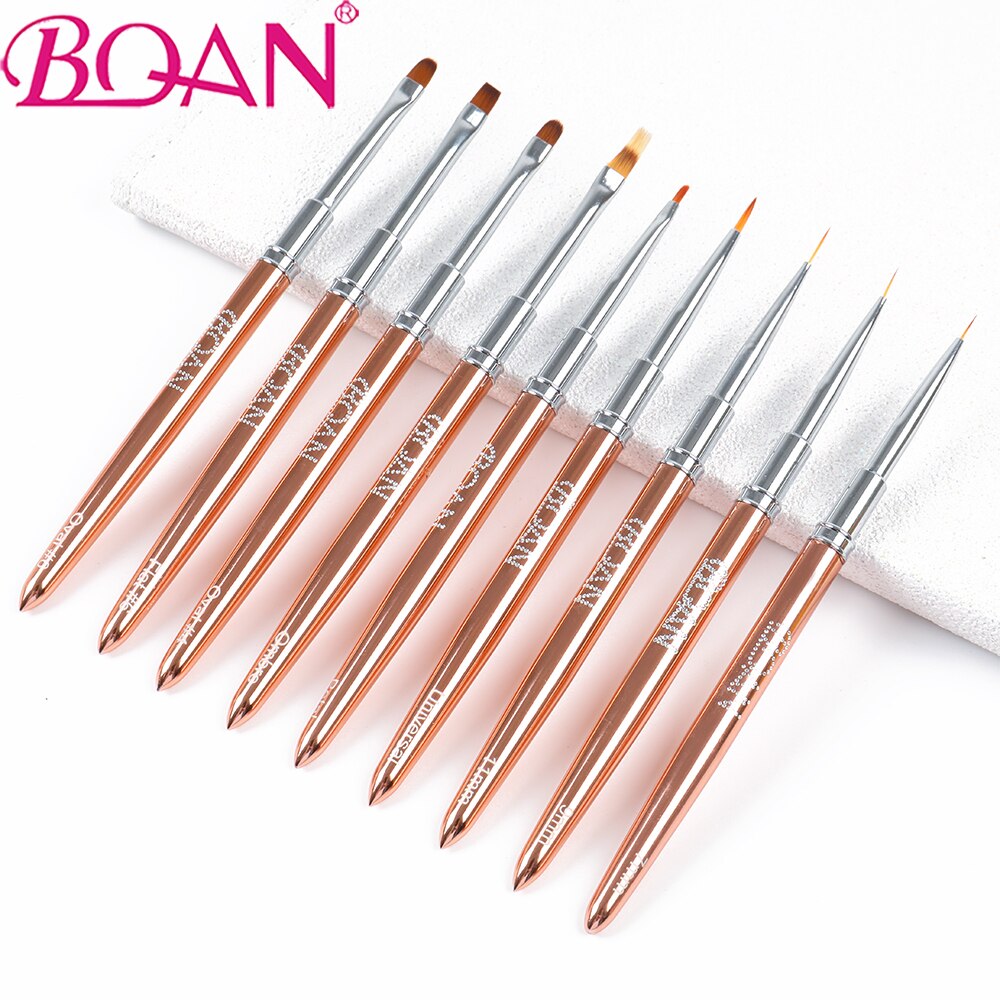 BQAN로즈 골드 UV 젤 페인팅 잉 아 20 2022 여름 네일 브러쉬 패디큐어 랩핑 : 쎈시블샵