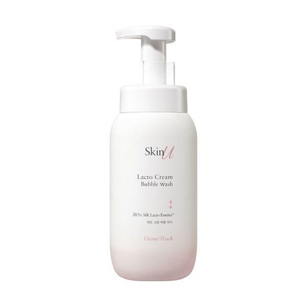 스킨유 락토크림 버블 바디워시 피치향 600ml : 제이티 컴퍼니