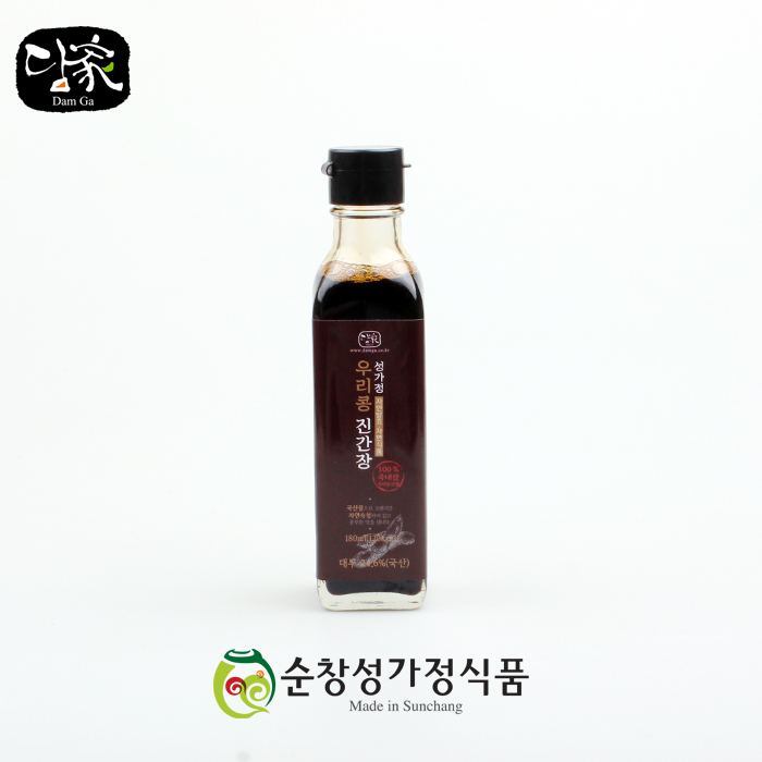 [담가] 우리콩진간장 180ml / 420ml [우리농산물/산지직송] : 순창성가정식품