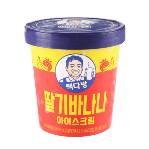 빽다방아이스크림 딸기바나나맛 : 레나모다