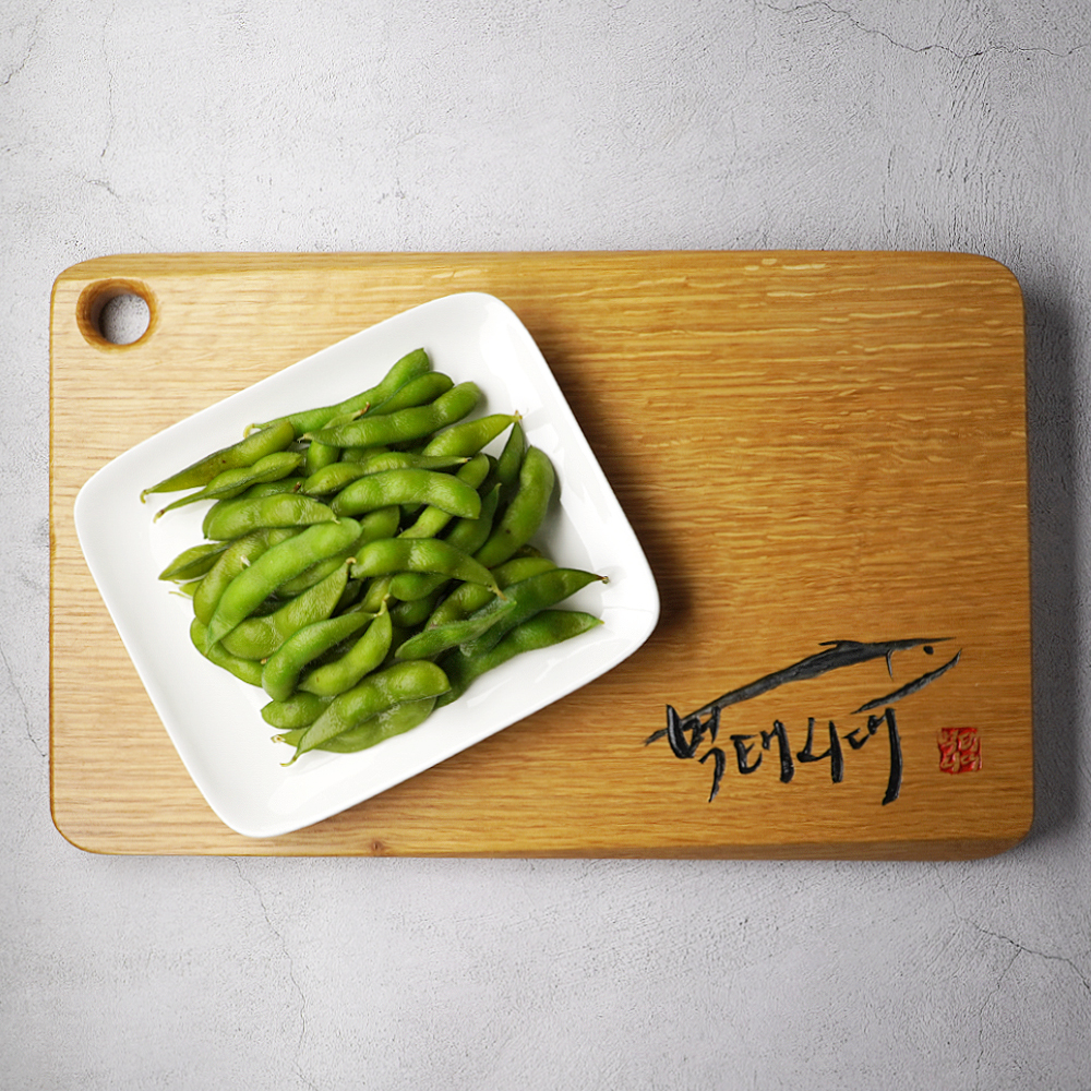 정진푸드 먹태시대 냉동 자숙 대두콩 450g 에다마메 풋콩 : 먹태시대
