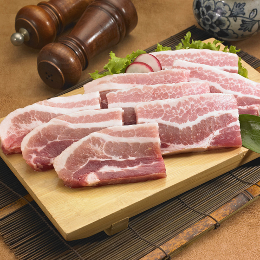 냉동삼겹살 400g 수입 구이 대패 : 삼형제고기
