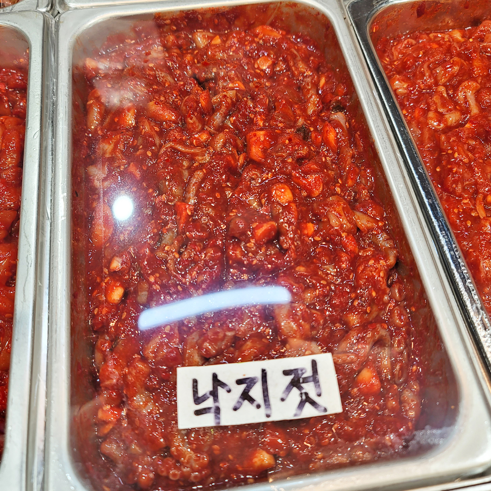[구리시 배달] 오동통한 낙지젓갈 400g [구리 싱싱야채] : 동네시장 장보기