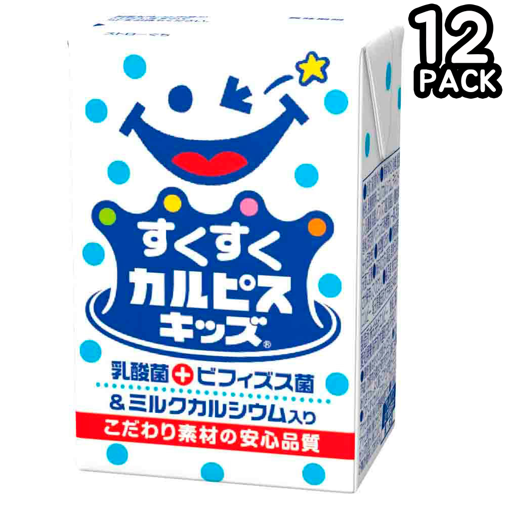 엘비 무럭무럭 칼피스 키즈 음료 125ml 12개 : DOUBLEMODE
