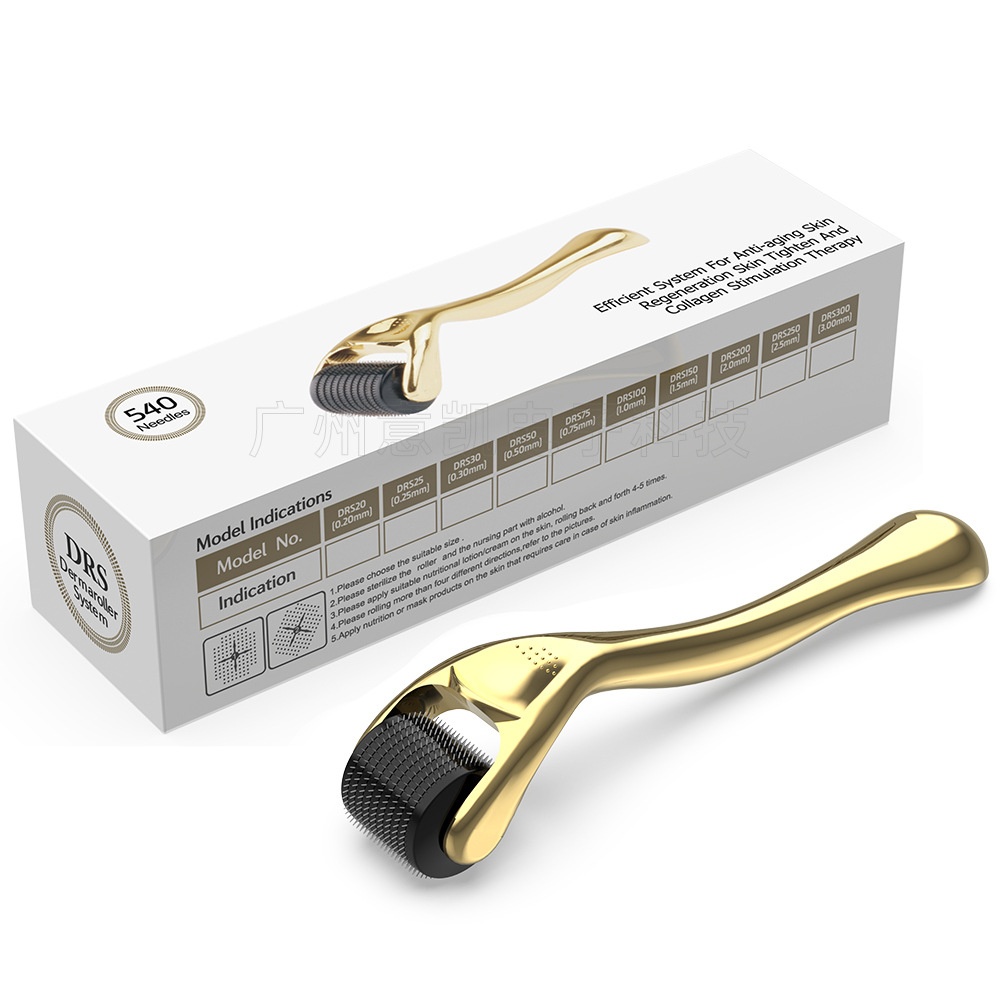 [슈퍼샤이니스킨] 피부과 스킨케어 프리미엄 골드 MTS롤러 0.25mm 홈케어 : supershiny