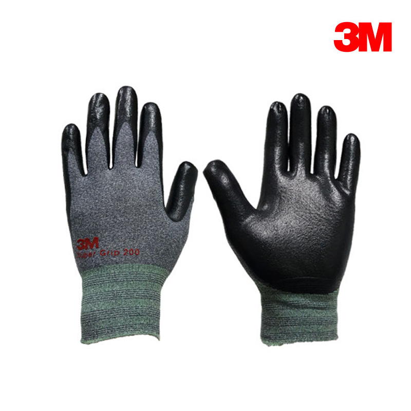 3M 슈퍼그립 200 NBR코팅장갑 안전장갑 스마트폰터치 : 강남대흥