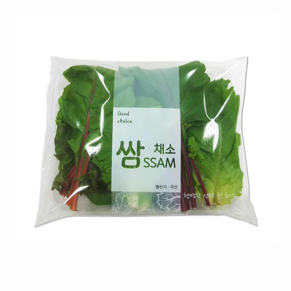 기능성봉투 굿초이스) 쌈채소 봉투 320x260+40  200장 : 채소포장비닐 팩피아