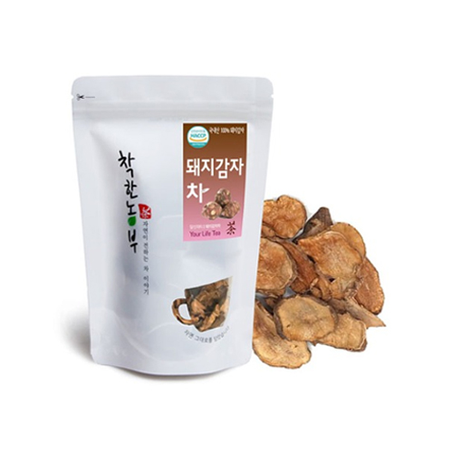 국내산 당당한 말린 돼지감자차 50g 효능 볶은 : 착한농부