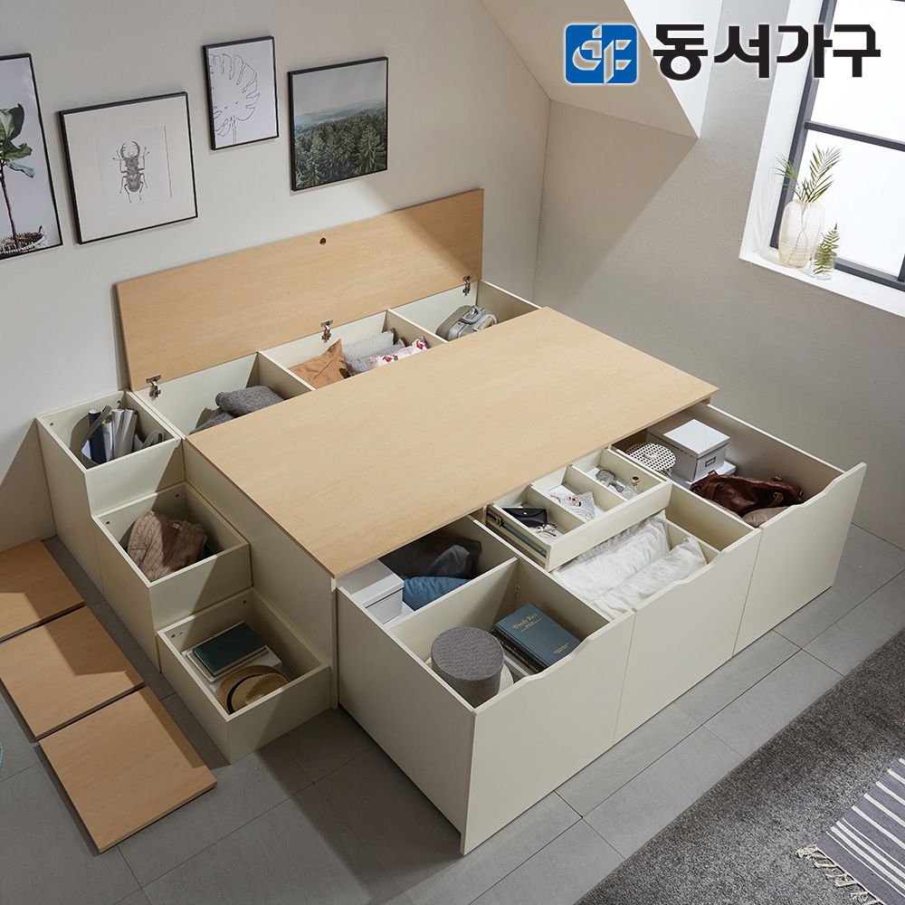 동서가구 몬스터 빅 수납침대 프레임 SS DF638916 : 동서가구 스토어