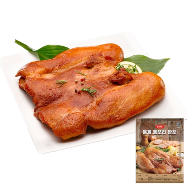 사세 훈제 통오리 완포 900g 오리고기 훈제오리 : 안주상회